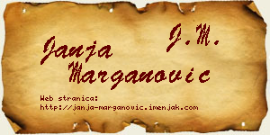 Janja Marganović vizit kartica
